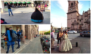 Figura 3. La Tuna estudiantil, y otros Imaginarios de una herencia novohispana en Morelia. Imágenes de F. J. Fuentes Farías.