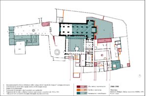 Figura 10. Plano dónde se recogen las intervenciones de entre 1960 y 1990. Elaboración propia.