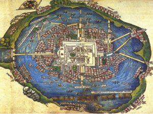 Figura 1. Mapa de Nuremberg, realizado en 1524 (tomado de https:// mxcity.mx).