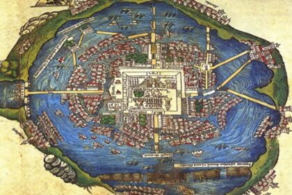 Figura 1. Mapa de Nuremberg, realizado en 1524 (tomado de https:// mxcity.mx).