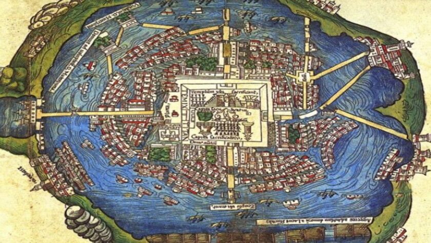 Figura 1. Mapa de Nuremberg, realizado en 1524 (tomado de https:// mxcity.mx).