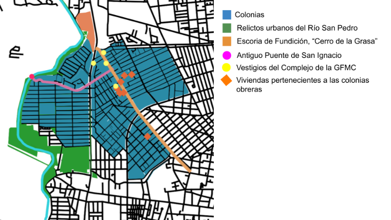 Figura 1. Cartografía elaborada por Alba M. Díaz Márquez (2022).