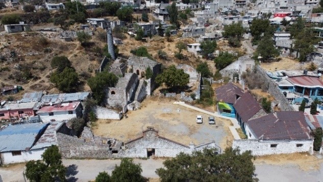 Figura 2: Vista panorámica de la mina de Camelia. Elaboración propia, 2022.