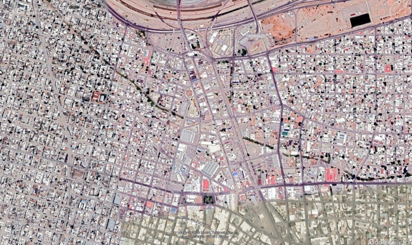 Figura 4: Imagen satelital del CHCJ. Fuente: Google Earth, 2022